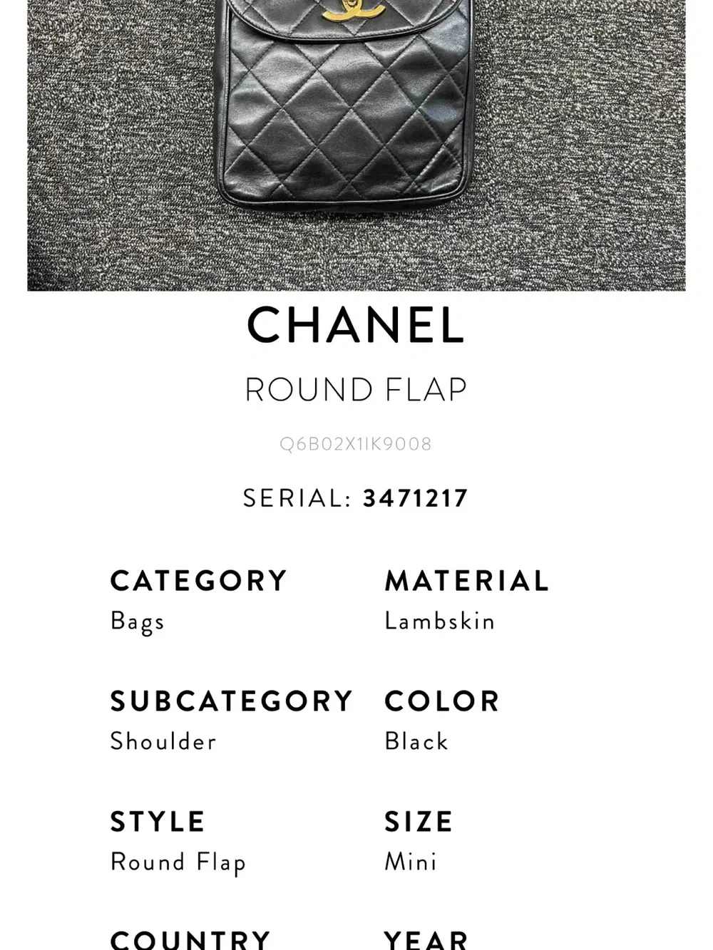 CHANEL Black Quilted Leather Shoulder Bag with Gold Hardware